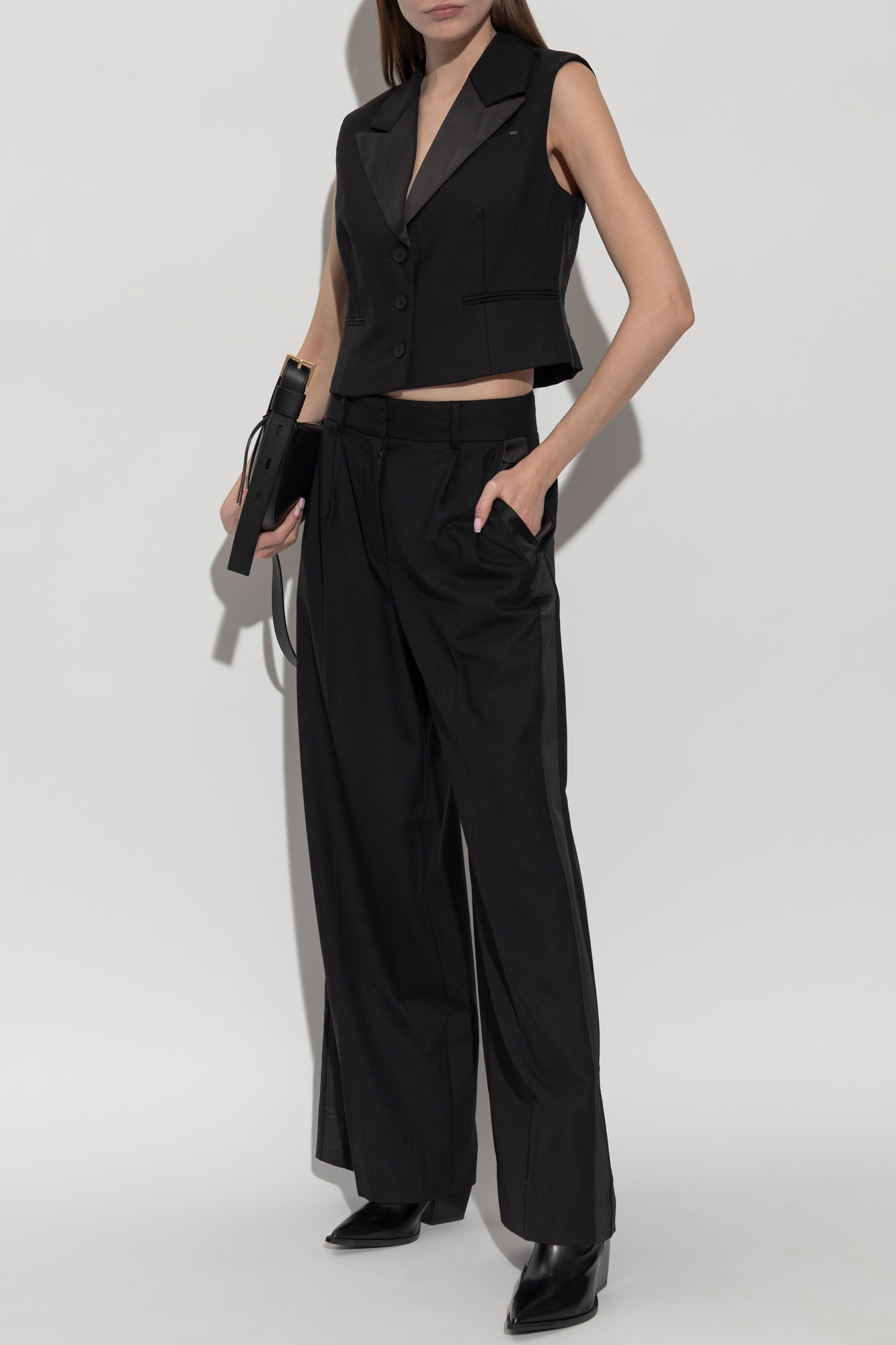 NOA　レディース　BLK S Black Noa trousers AllSaints - Vitkac Slovakia